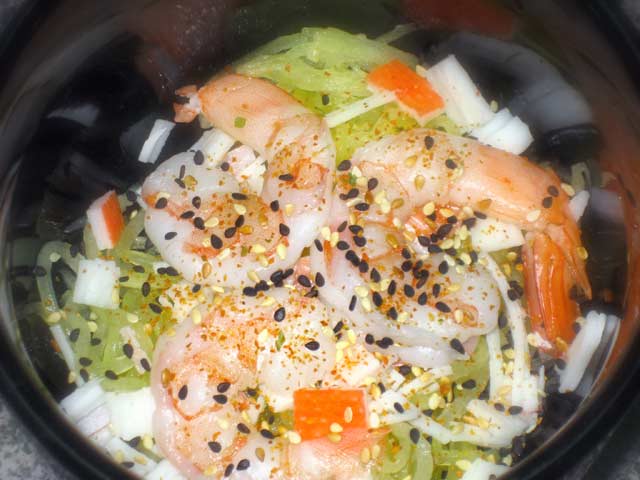 Sunomono salada recipe